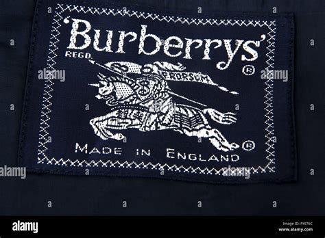 original burberry label.